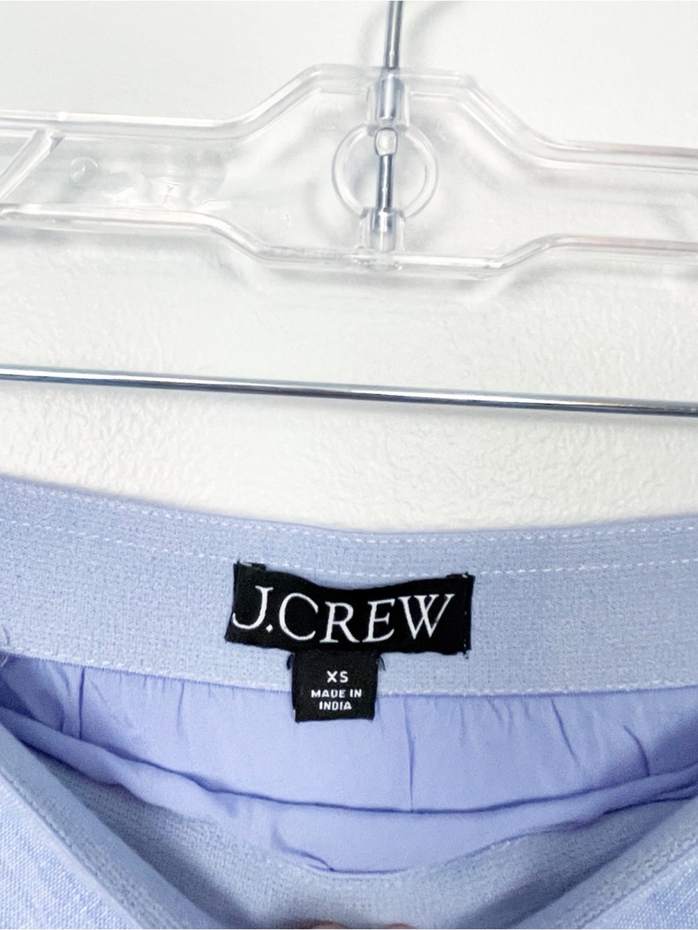 J.Crew Chambray Midi Skirt | Light Blue Flowy Slip Skirt XS - Picture 3 of 5